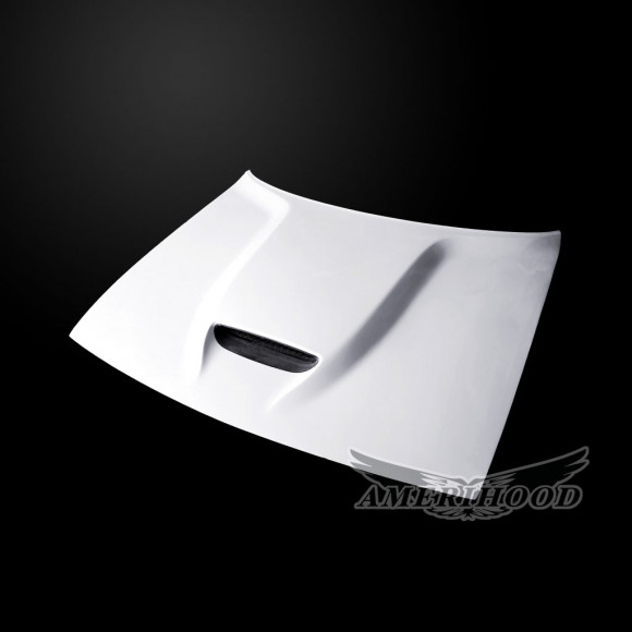 Amerihood Fiberglass SRT Style Hood 08-up Dodge Challenger - Click Image to Close